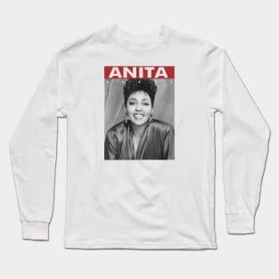 vintage Anita music design Long Sleeve T-Shirt